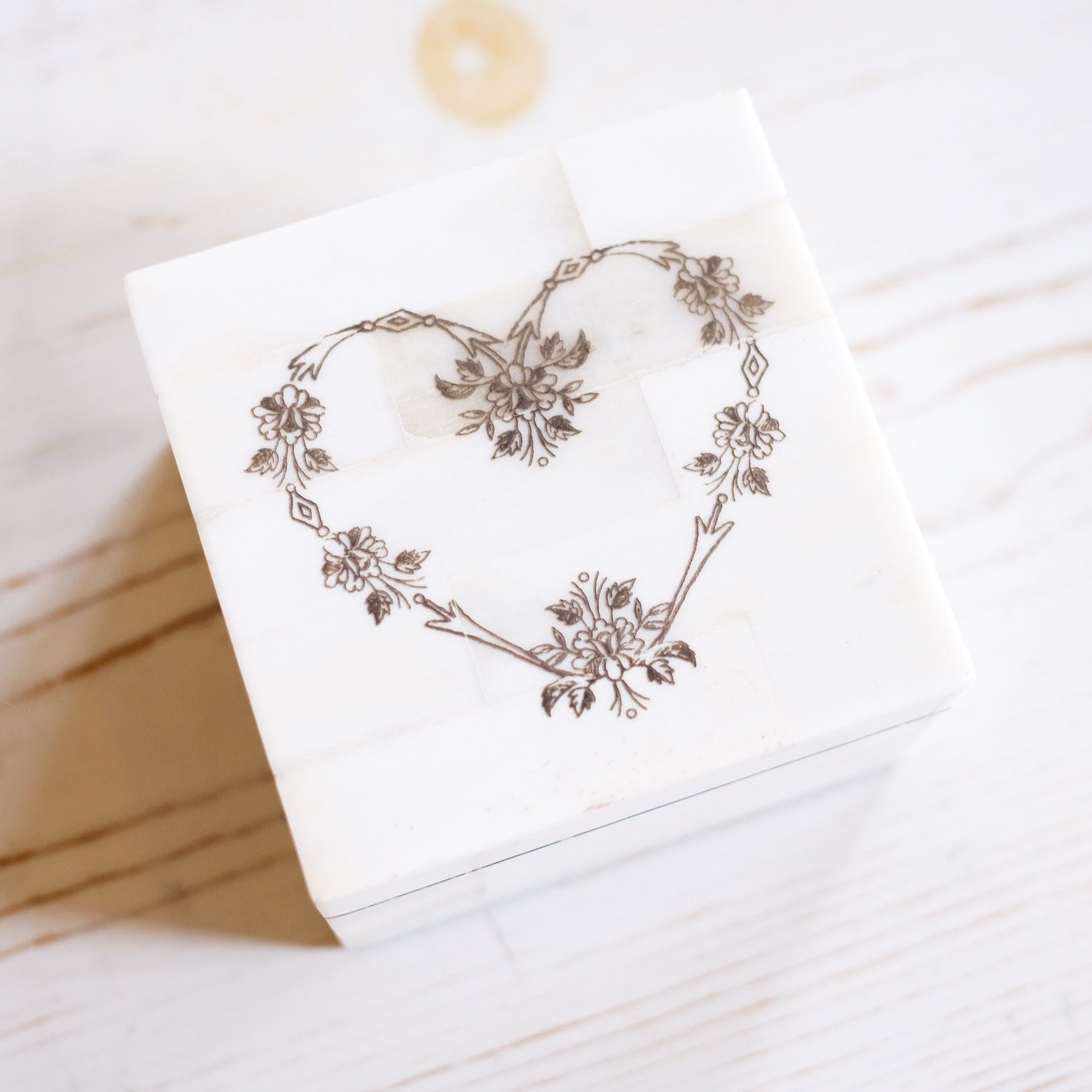 White Bone Box Box Madison Bay Co. Heart 