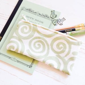 Pencil Case by LCQKS Pen Case LCQKS Pistachio Spiral 