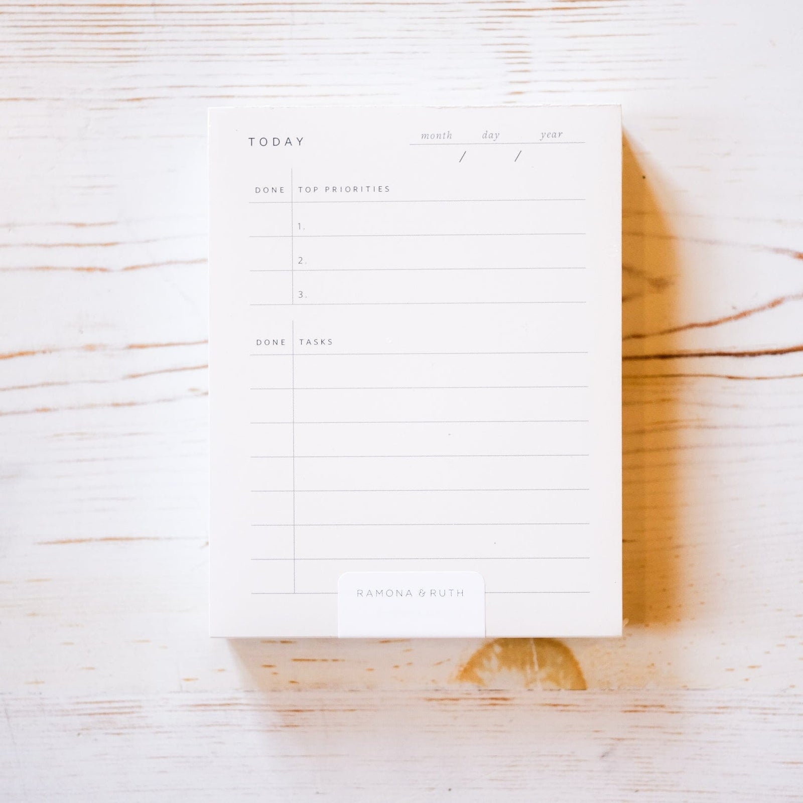 To Do Today Block Notepad Notepad Ramona & Ruth 