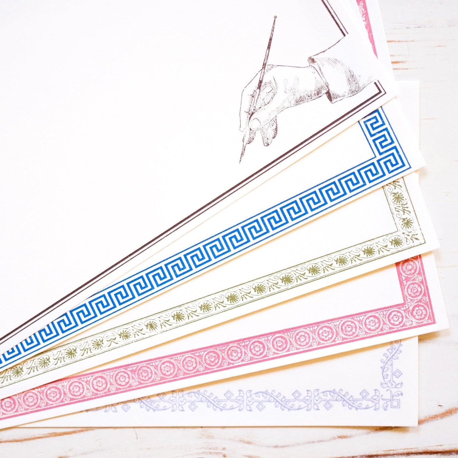 Letterpress Writing Stationery - Small Writing Stationery Papillon Press 