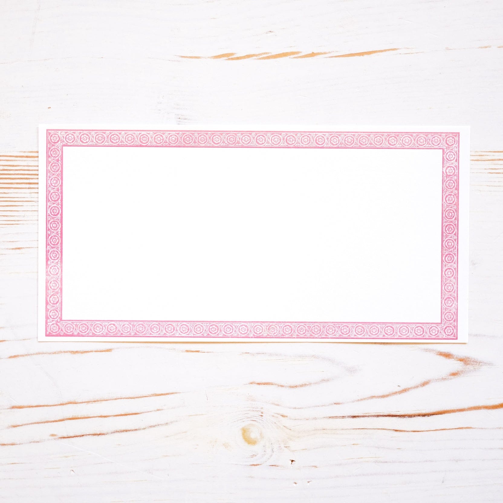Letterpress Writing Stationery - Small Writing Stationery Papillon Press Pink Floral 