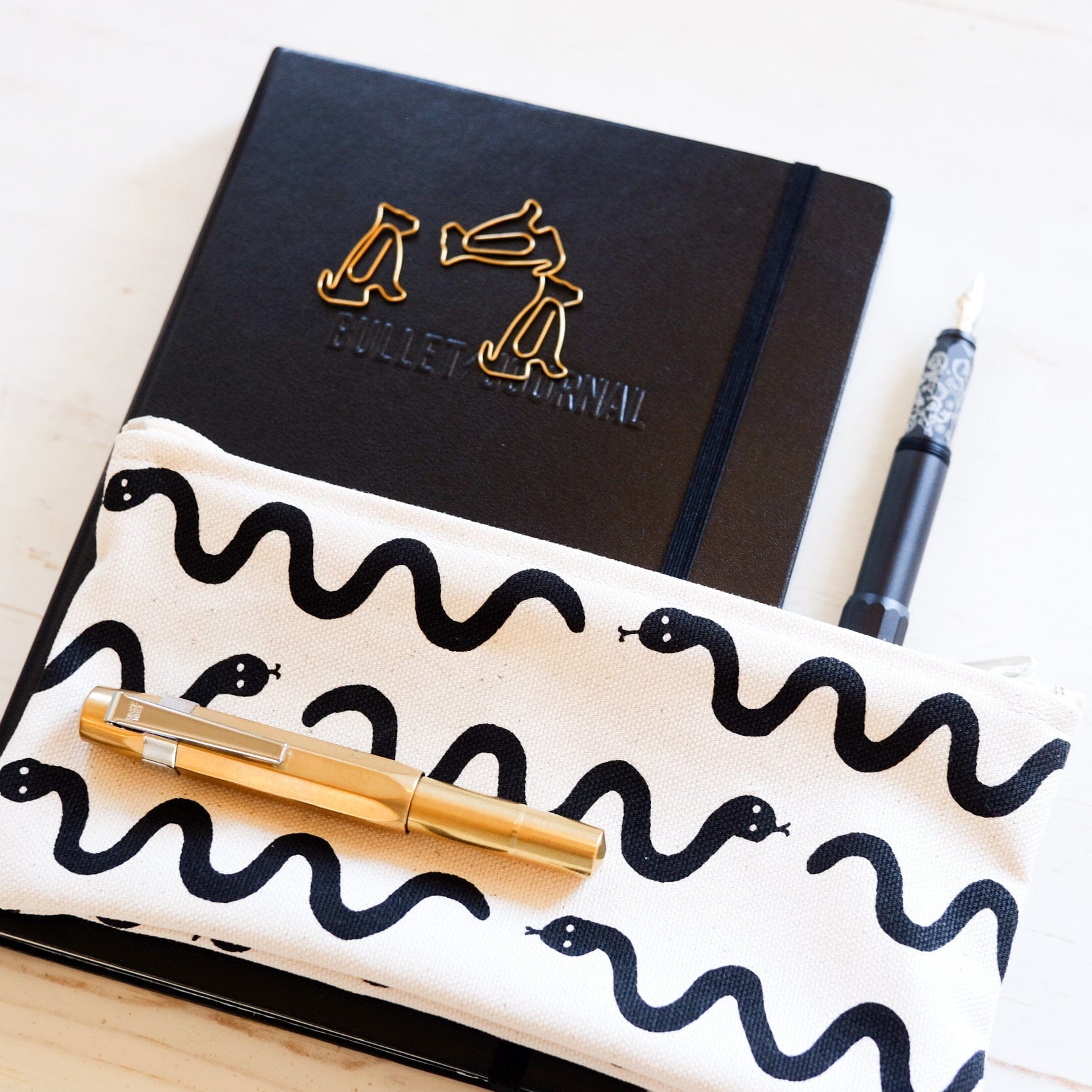 Pencil Case by LCQKS Pen Case LCQKS Black Snake 