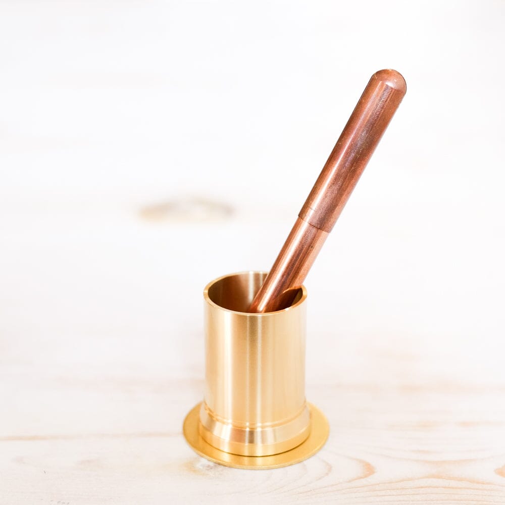 Brass Pen Stand 2 Pen Stand Papillon Press 