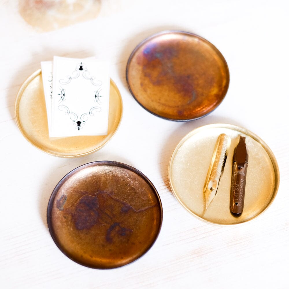 Brass Mini Plate Tray Papillon Press 