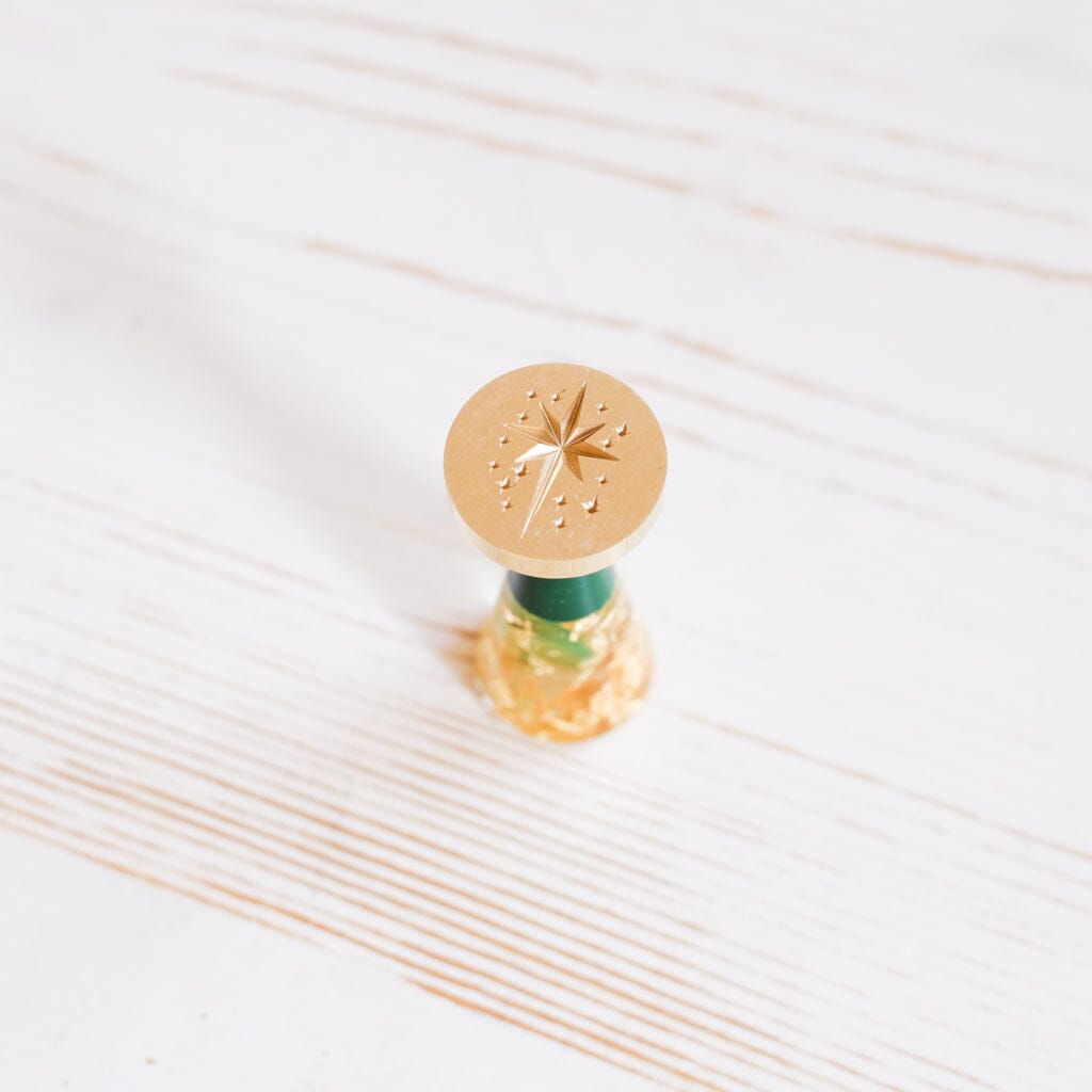 Wax Seal Stamps Wax Seal Stamp Written Word Calligraphy Star 