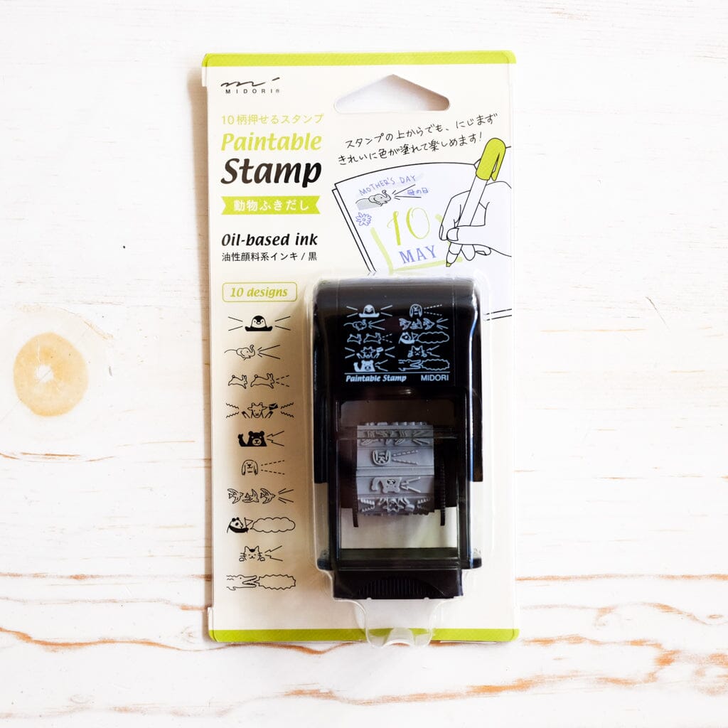 Paintable Stamp - Midori Stamp Midori Animal 