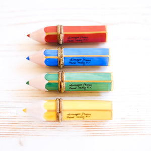 Limoges Red Pencil Trinket Box Trinket Box Limoges 