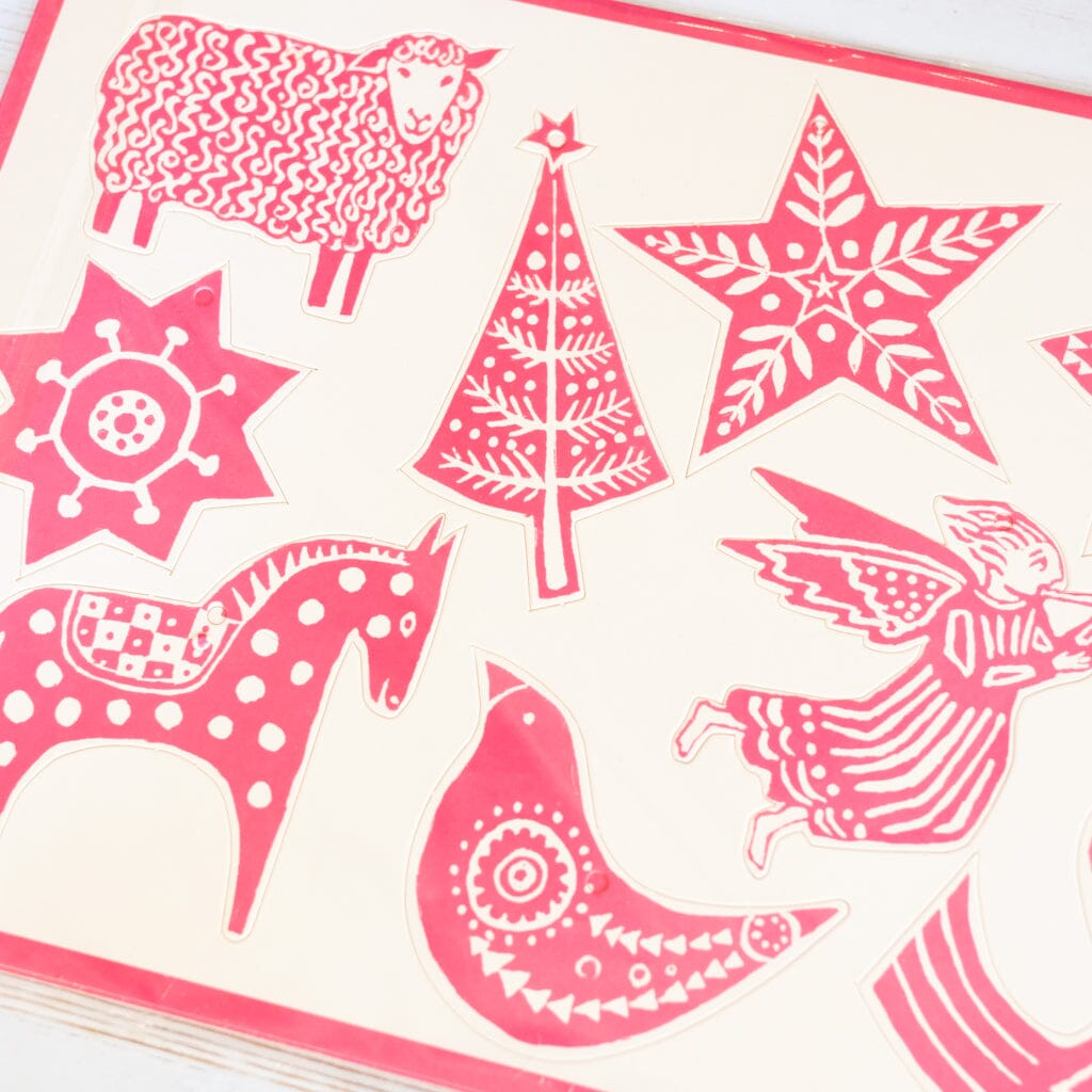 Folk Art Christmas Decor Banner Cambridge Imprint 