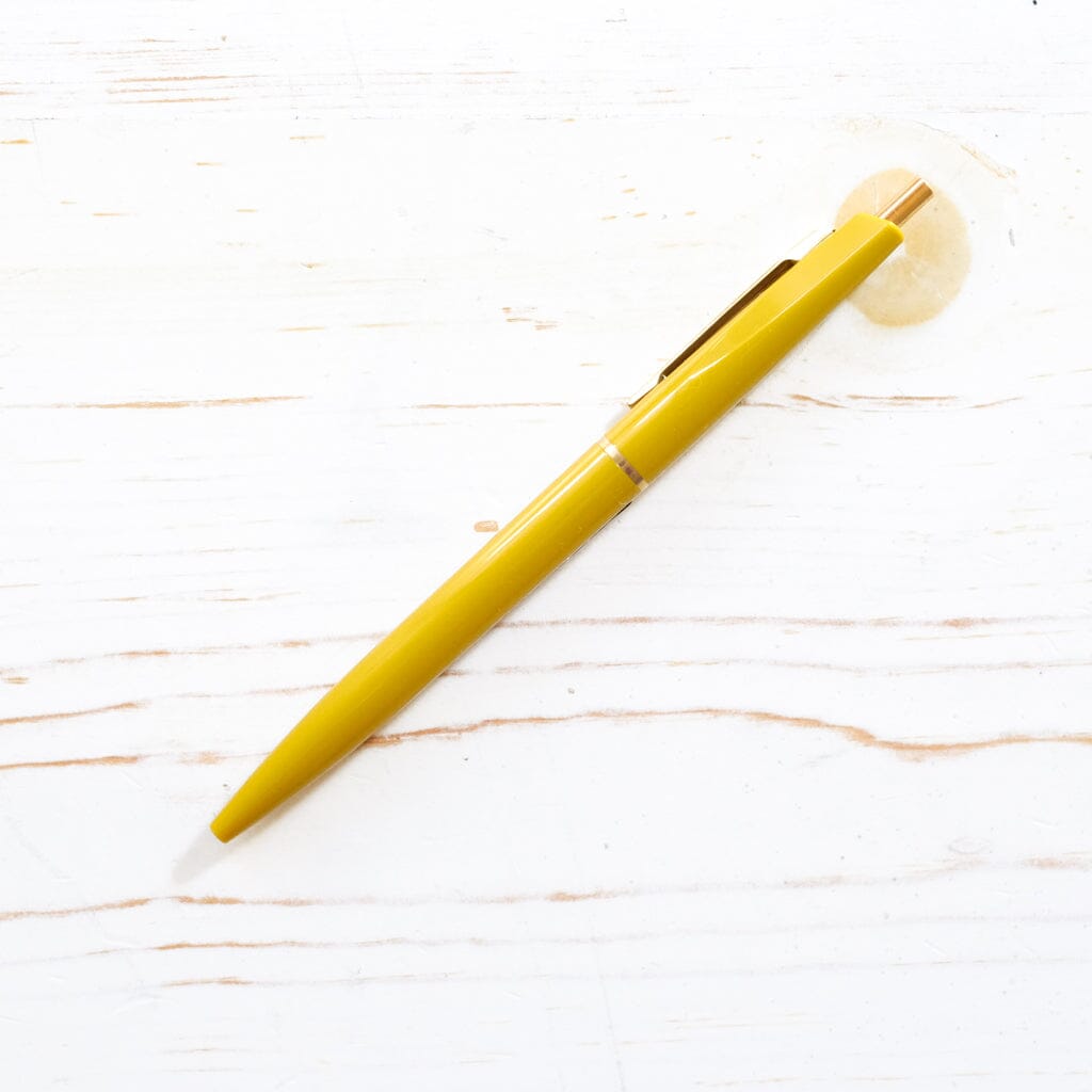 Ultra Low-Viscosity Ball Pen Ballpoint Pen Anterique Mustard Yellow 