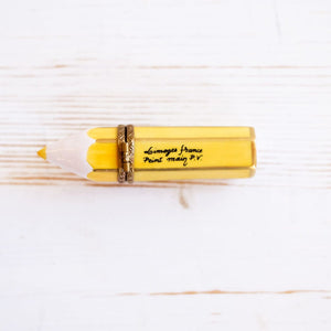 Limoges Red Pencil Trinket Box Trinket Box Limoges Yellow 