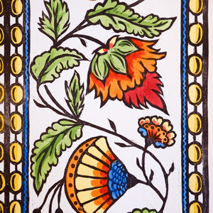 French Ribbons Hand-Painted Print - Fiesta Art Print Papillon Press 