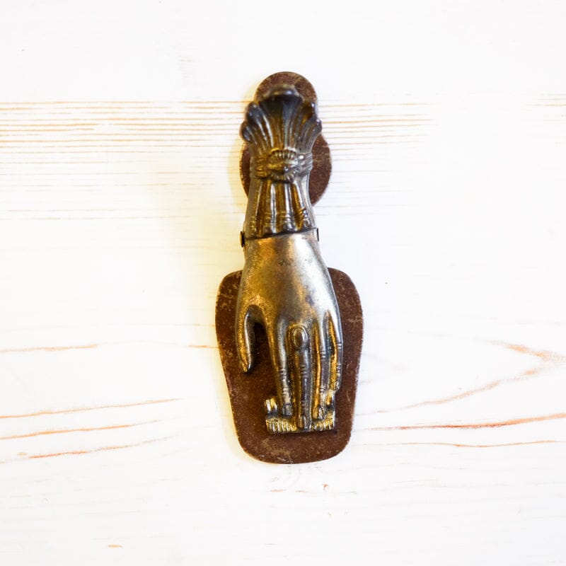 Antique Brass Clip home goods Antique Item Hand B 
