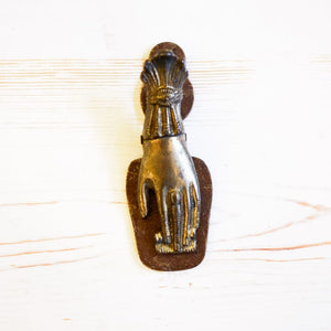 Antique Brass Clip home goods Antique Item Hand B 
