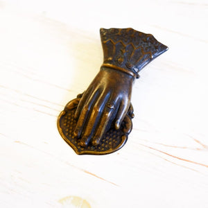 Antique Brass Clip home goods Antique Item Hand A 