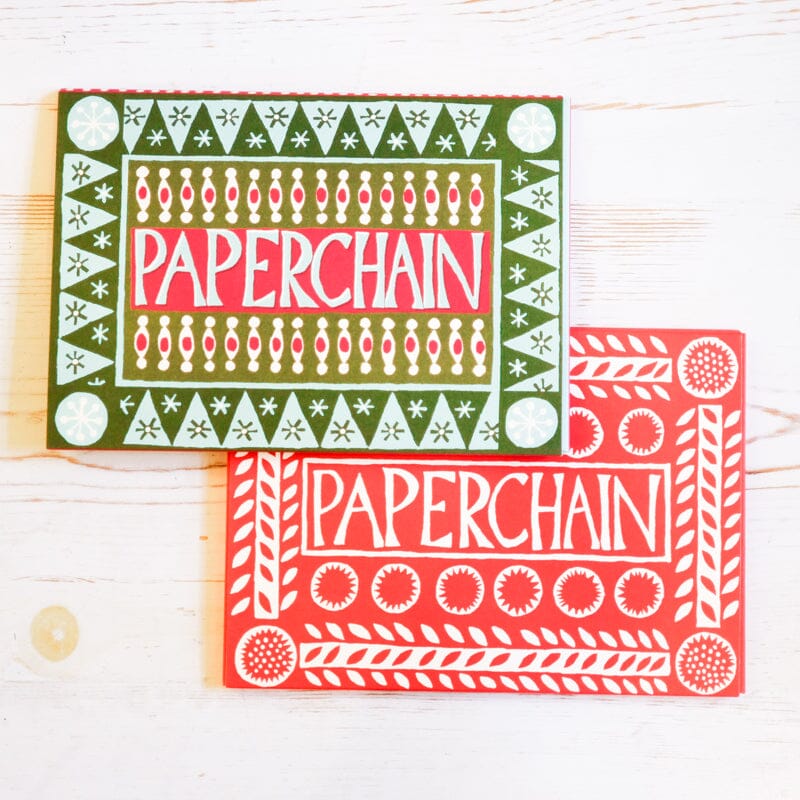 Paperchain Paperchain Cambridge Imprint Green and Red 