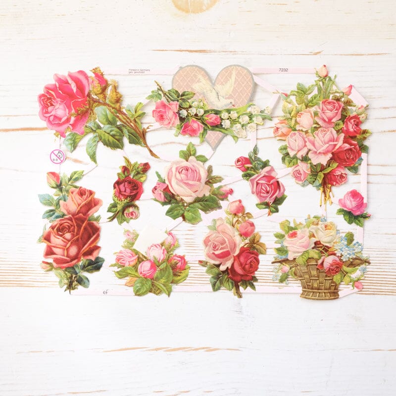 Victorian Die Cut Papers Die Cut Papers Antique-Style Item 