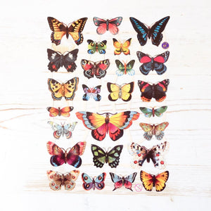 Victorian Die Cut Papers Die Cut Papers Antique-Style Item Butterflies II 