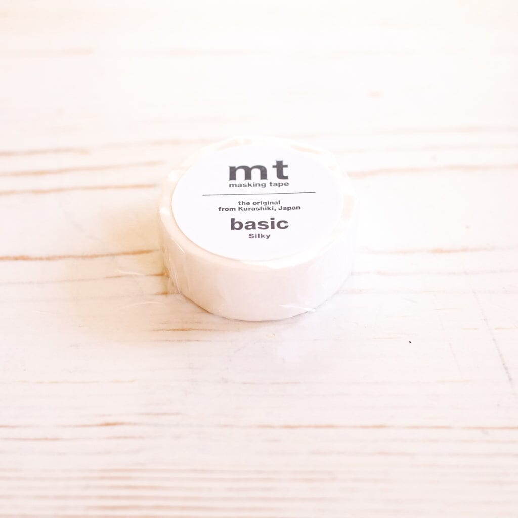mt Washi Tape Washi Tape mt Solid: Silky White 