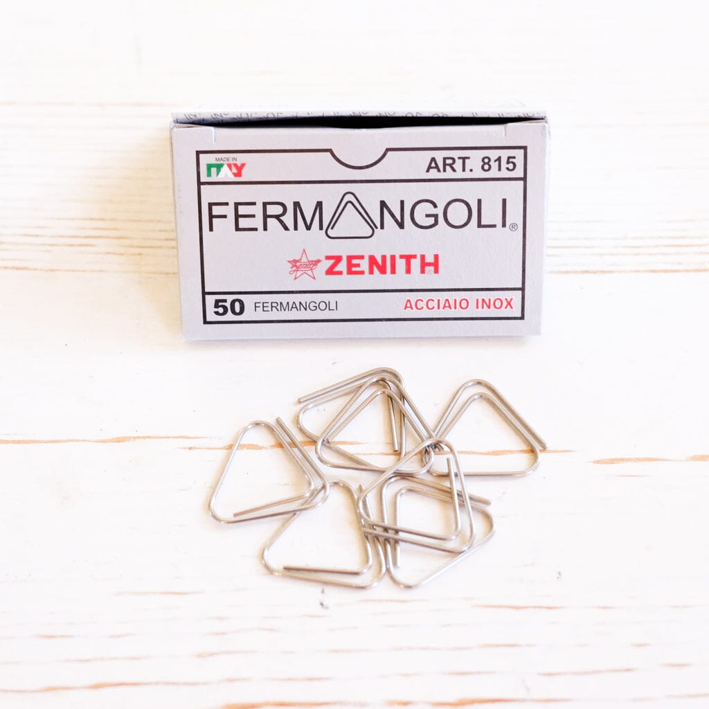Corner Paper Clips Paper Clips Fermangoli Stainless Steel 