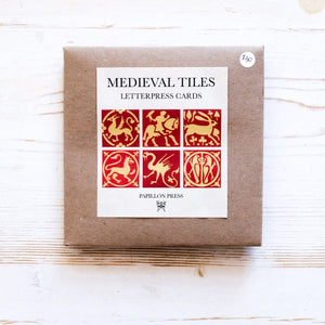 Medieval Tile Card Set Greeting Card Papillon Press 