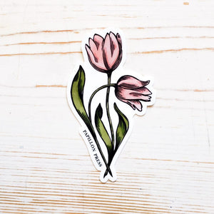 Painted Tulip Sticker Sticker Papillon Press 