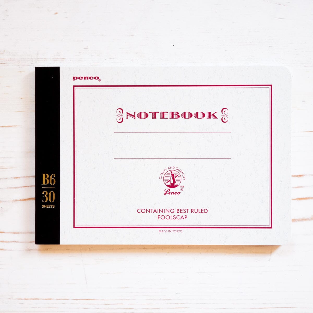Foolscape Notebook B6 Foolscap Notebook - Papillon Press