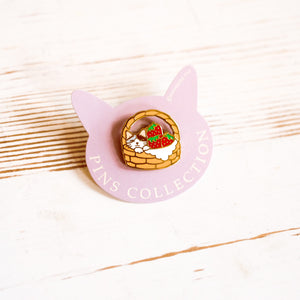 Pottering Cat Enamel Pin