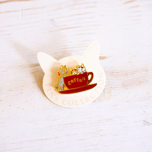 Pottering Cat Enamel Pin