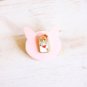 Pottering Cat Enamel Pin