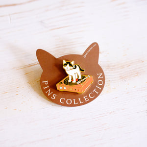 Pottering Cat Enamel Pin