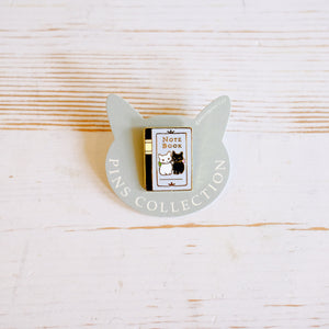 Pottering Cat Enamel Pin