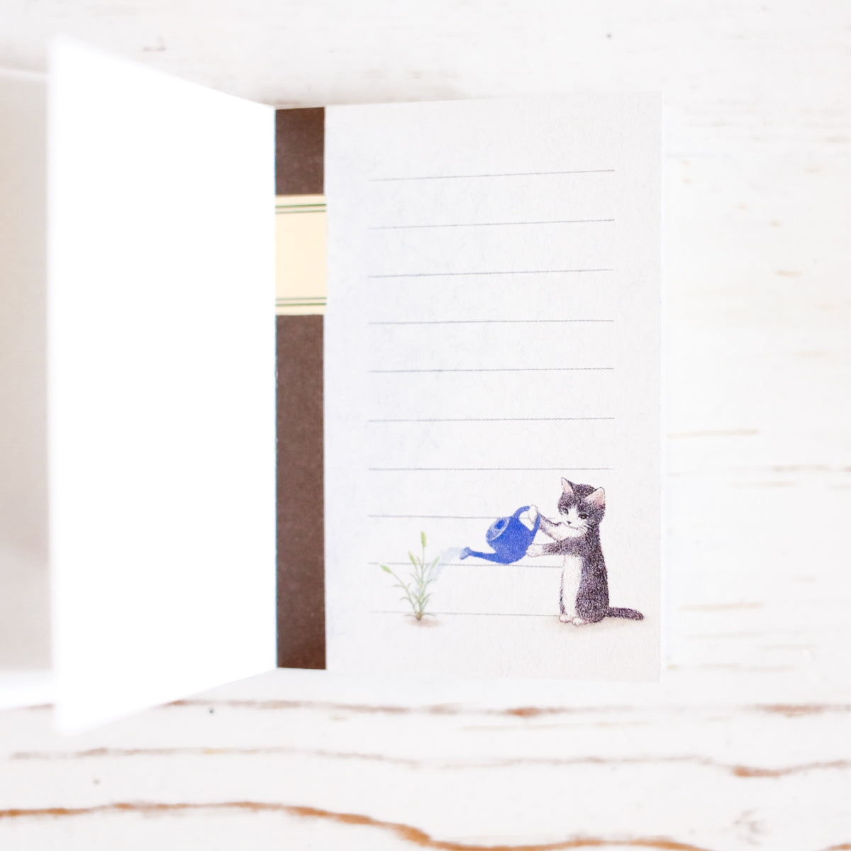 Pottering Cat Mini Notebook Memo Pad
