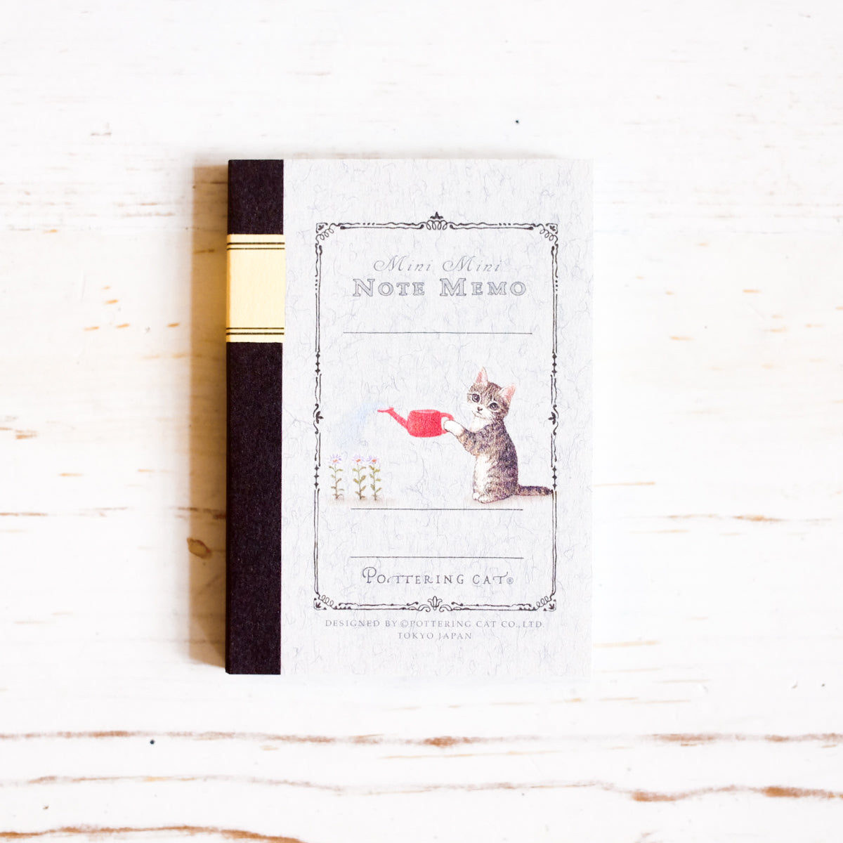 Pottering Cat Mini Notebook Memo Pad