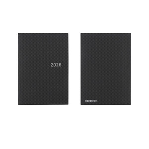 Hobonichi Techo 2026 HON A6: Paper Series: Black Gingham Planner Hobonichi 