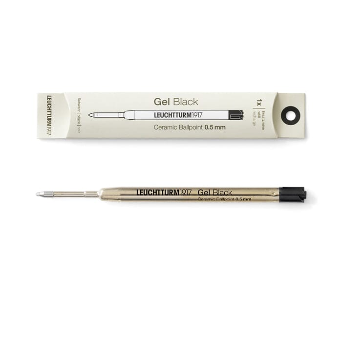 Drehgriffel Nr. 1 - Pen Refill Ballpoint Pen Leuchtturm1917 Black 1 x Gel .5mm 