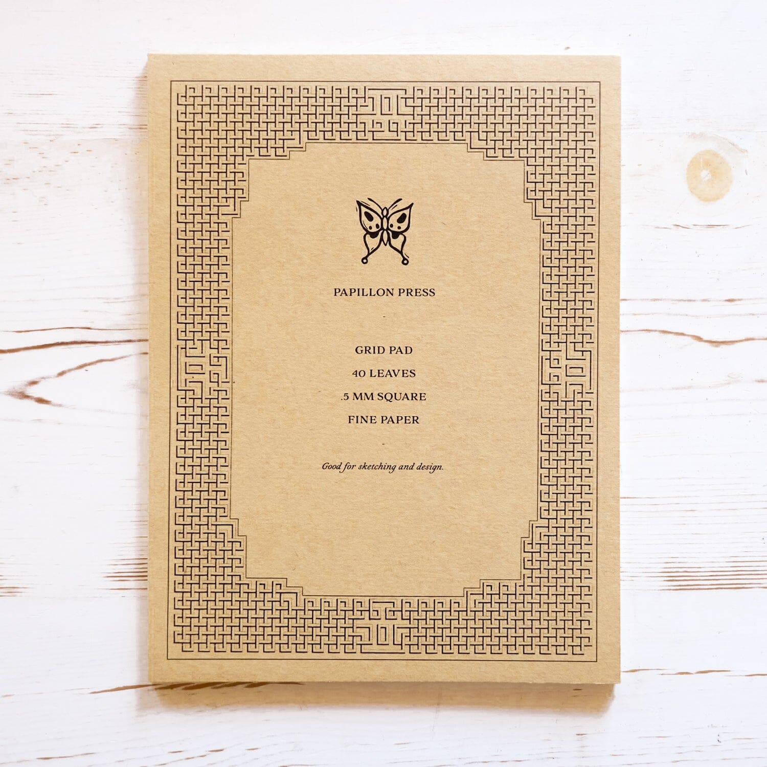 Papillon Press Grid Notepad Notepad Papillon Press 