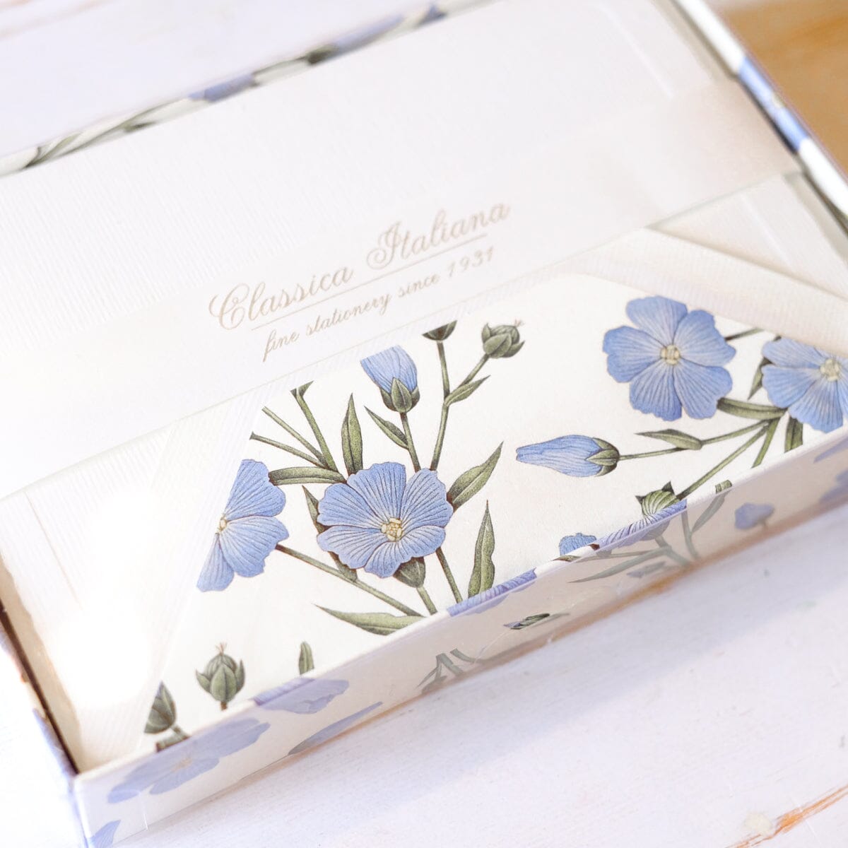 Blue Flower Notecards Note Card Rossi 1931 