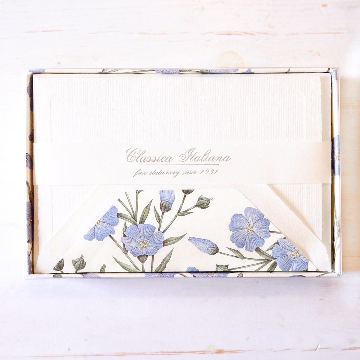 Blue Flower Notecards Note Card Rossi 1931 