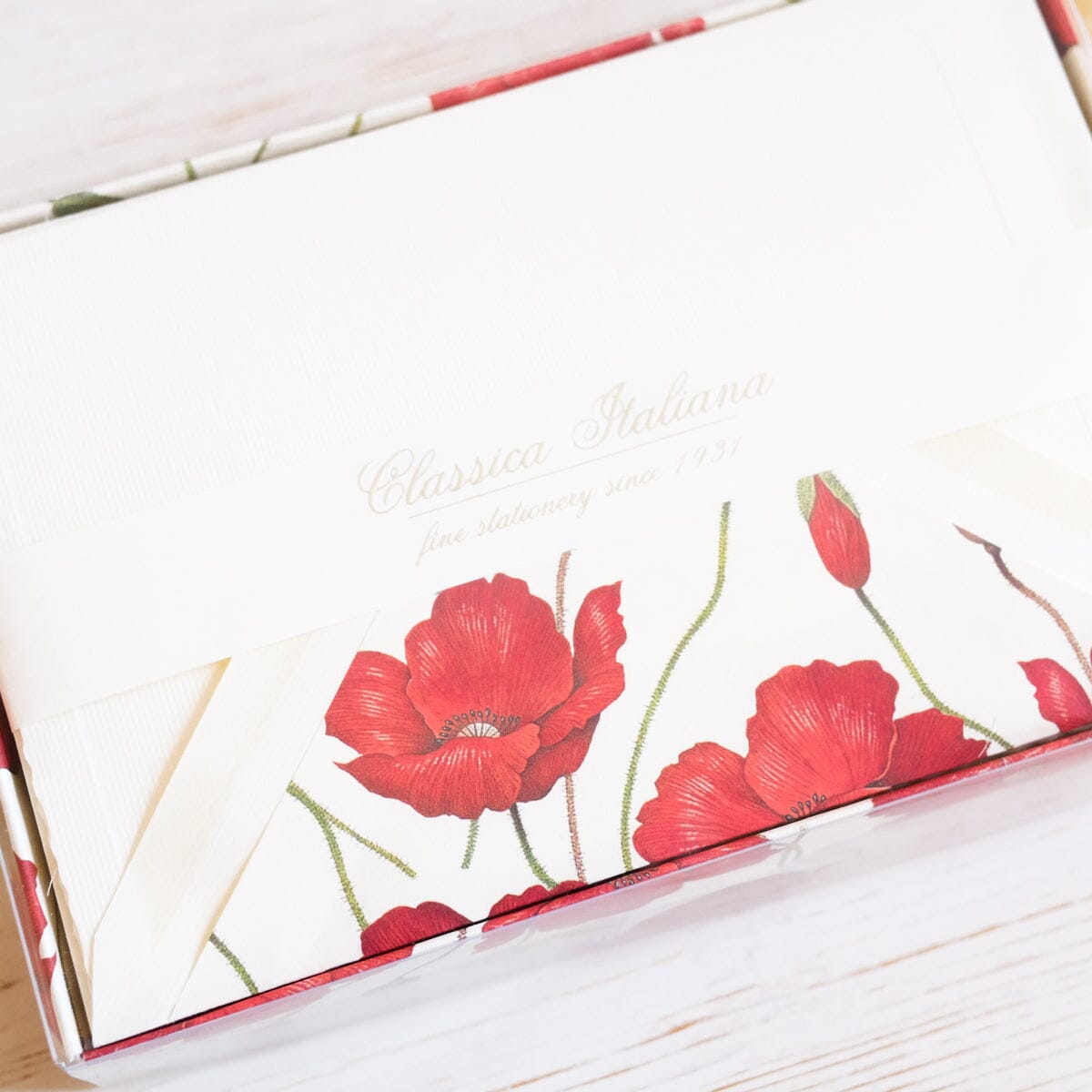 Poppy Notecards Note Card Rossi 1931 