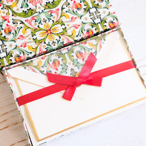 Gold Border Notecard Note Card Rossi 1931 