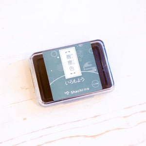Shachihata Iromoyo Ink Pad Ink Pad Shachihata Deep Dark Green 