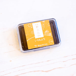 Shachihata Iromoyo Ink Pad Ink Pad Shachihata Turmeric 