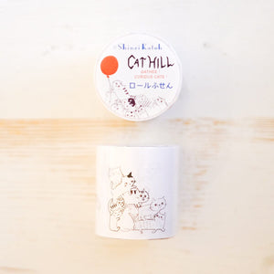 Shinzi Katoh Sticky Notes Roll Sticky Note SEAL-DO Cat Hill 