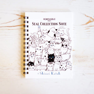 Shinzi Katoh Reusable Sticker Book Sticker Book SEAL-DO Cat Hill 