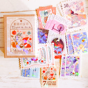 Shinzi Katoh Matchbox Stamp Stickers Sticker SEAL-DO Grimm's Fairy Tales 
