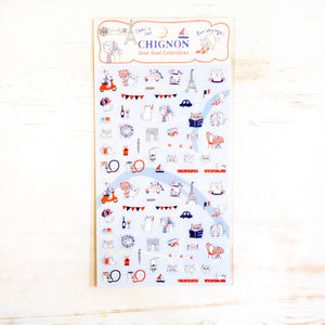 Shinzi Katoh Sticker Sheet Sticker SEAL-DO Chignon 