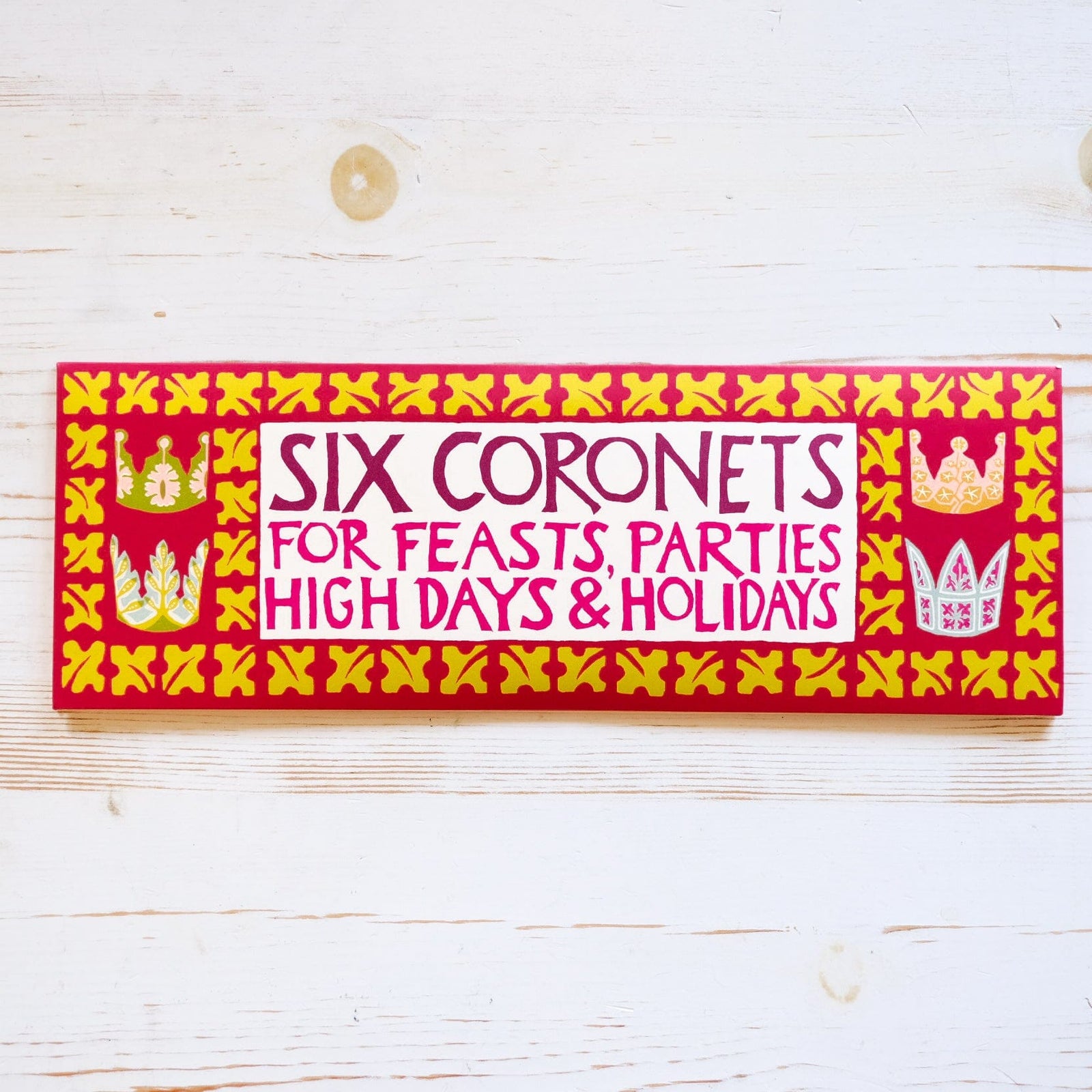 Six Coronets Paper Crown Cambridge Imprint 