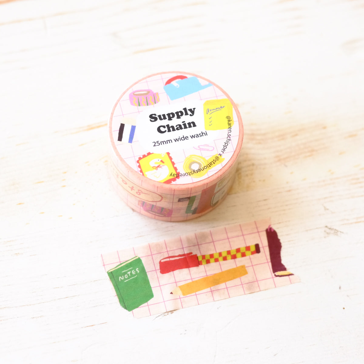 Supply Chain Wide Washi Tape