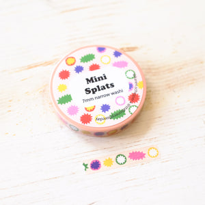 Splats Narrow Washi Tape