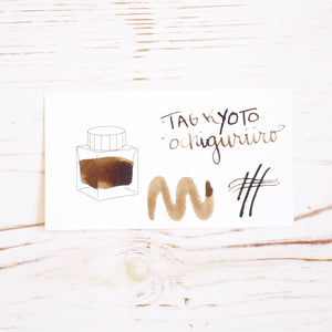 Kyo No Oto Ink Bottle: Ochiguri Iro Kyoto Ink TAG Kyoto 